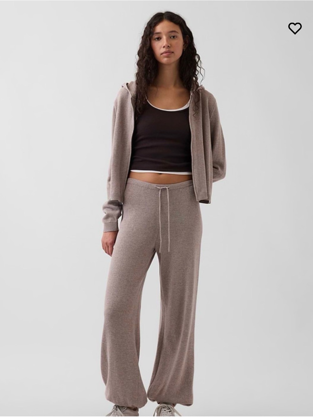 NWT 100%Cotton Relaxed Sweater Joggers XS Petite